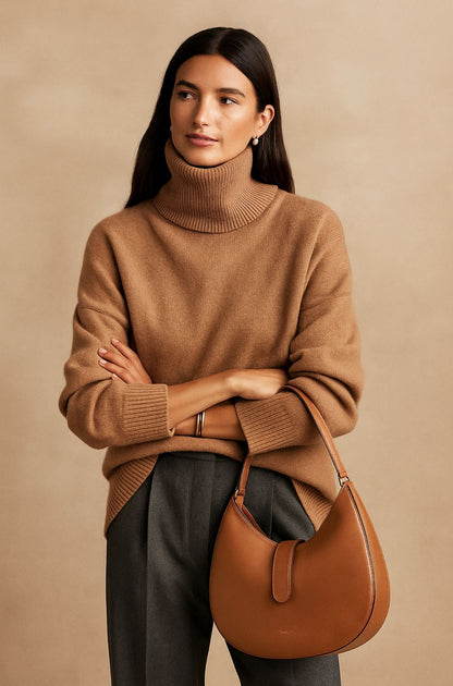 Maglione Donna Slim con Stile Cashmere Leggero – Design Essenziale