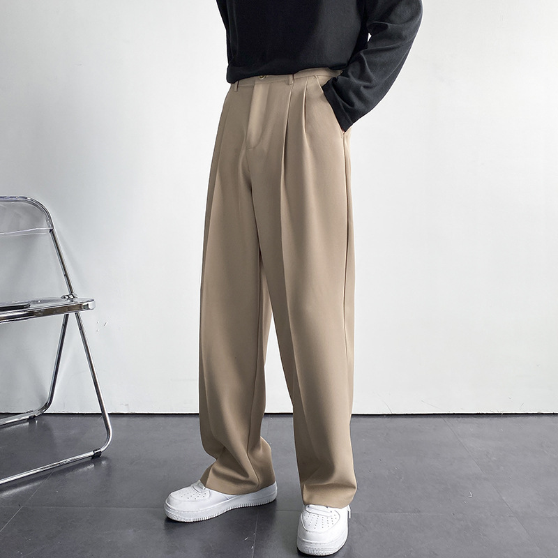 Men's Tailored Pants with Clean Cut and Sharp Lines