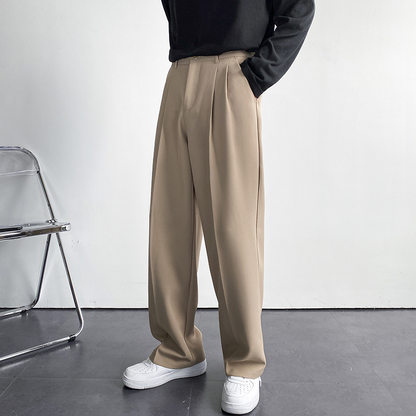 Men's Tailored Pants with Clean Cut and Sharp Lines