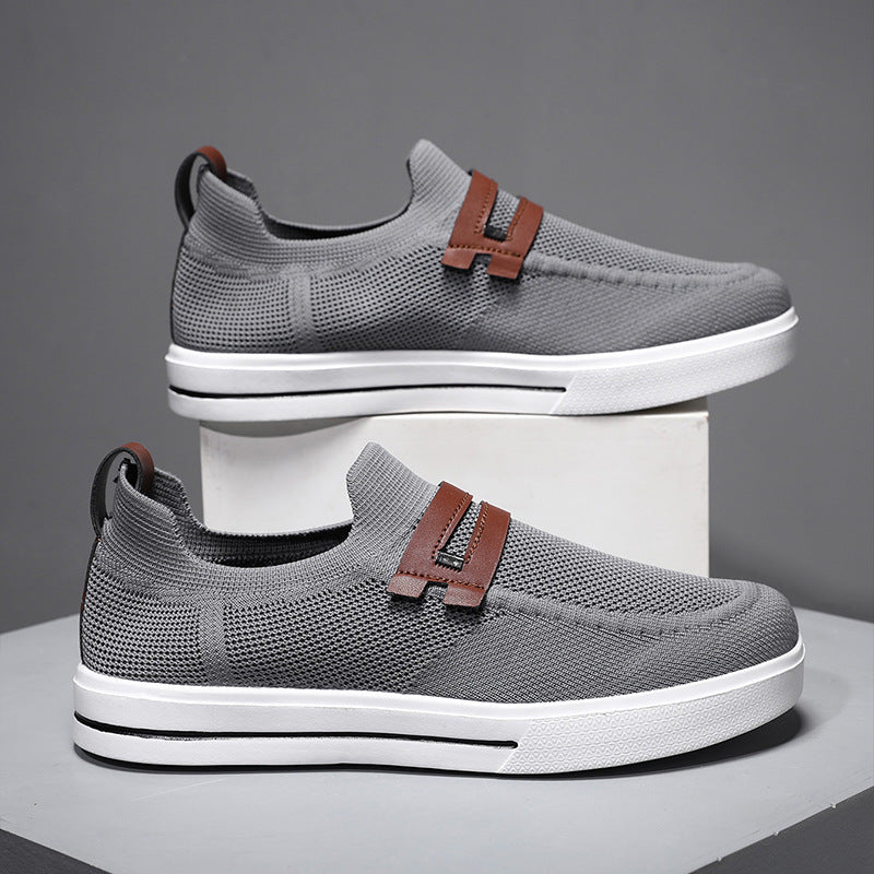 Sneakers Uomo Slip-On in Mesh Traspirante per Camminata – Leggere e Casual
