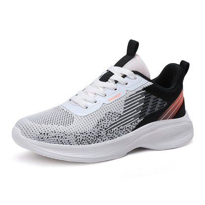 Zapatos ligeros de hombre de tela de malla con cordones – zapatos deportivos transpirables