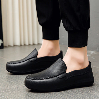 Scarpe Da Lavoro Da Uomo Con Suola Spessa, Design Antiscivolo E Suola Che Aumenta L'Altezza.