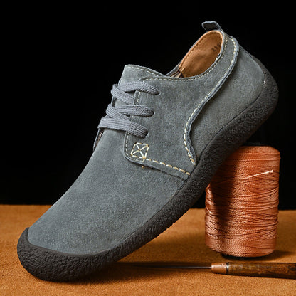 Scarpe Uomo da Escursionismo con Lacci e Punta Arrotondata – Stile Outdoor Casual