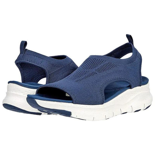 Women's Summer Slip-On Sandals with Arch Support and Contoured Insole – Sandal Style