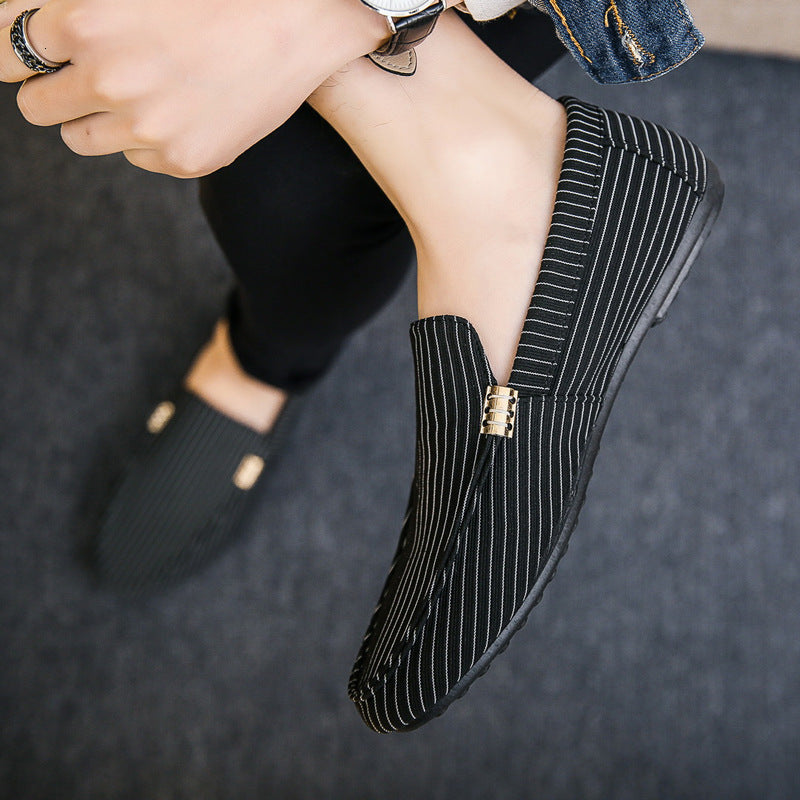 Mocassini Uomo Senza Lacci in Tela Traspirante – Scarpe Casual Quotidiane