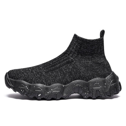 Zapatos de hombre sin cordones hasta media pantorrilla con suela elevada