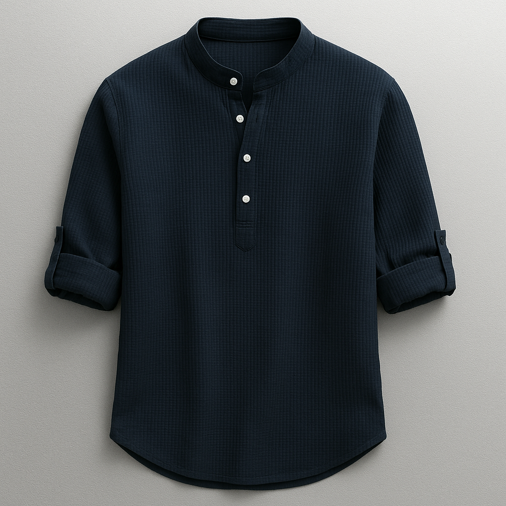 Camicia Uomo con Bottoni e Colletto Classico – Vestibilità Slim Fit Elegante