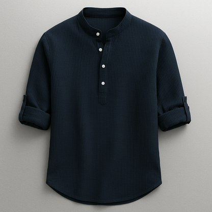 Camicia Uomo con Bottoni e Colletto Classico – Vestibilità Slim Fit Elegante