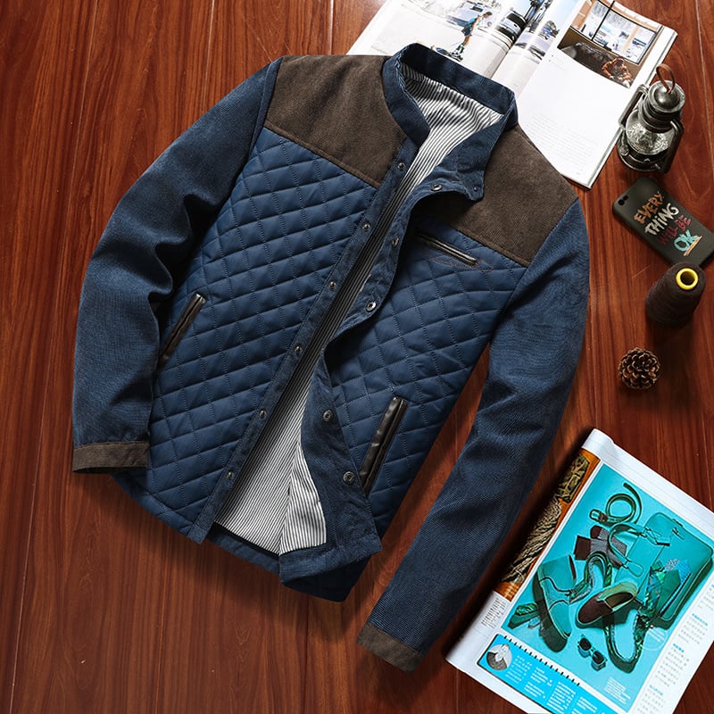 Giacca Uomo Collo Alto con Chiusura a Zip – Sezione Leggera