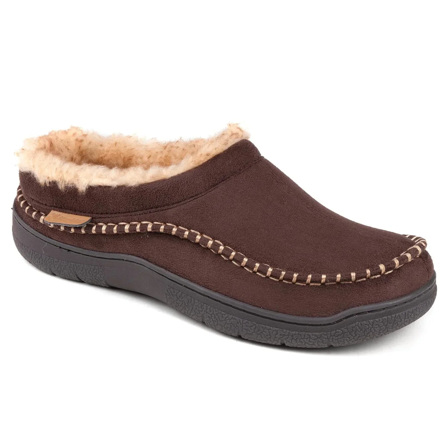 Mocassini Invernali Uomo Slip-On Punta Larga Antiscivolo Foderati in Peluche – Scarpe Calde