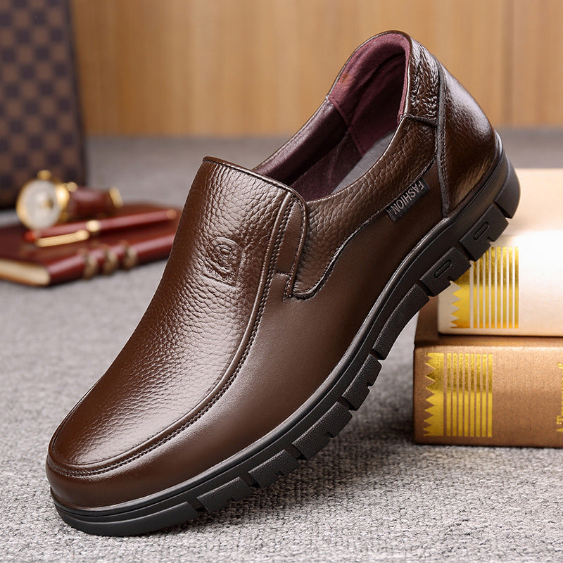 Classic Men's Dress Shoes for Work with Soft Soles and a Formal Design