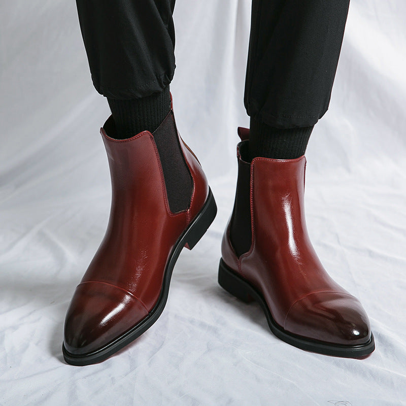 Men's Chelsea Boots With British-Inspired Design And Smooth Finish