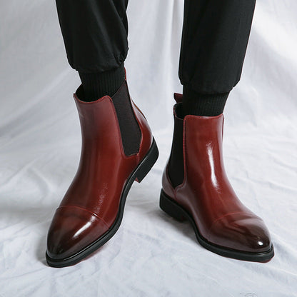 Men's Chelsea Boots With British-Inspired Design And Smooth Finish