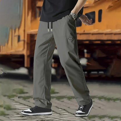 Men's Straight-Leg Pants with Loose Fit – Everyday Casual Style