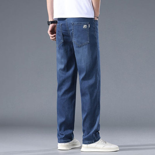 Herrejeans med smalle ben og mellemhøj talje – Denimstil