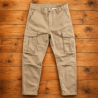 Pantaloni Cargo Uomo Slim con Multitasche – Vestibilità Regolare