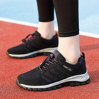 Damesneakers i åndbart mesh med polstret indersål – Støtte til fodens bue