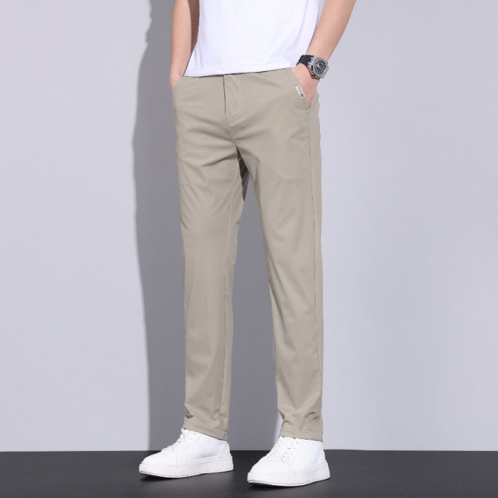 Pantalones Hombre Slim Elásticos de Secado Rápido – Diseño Dinámico