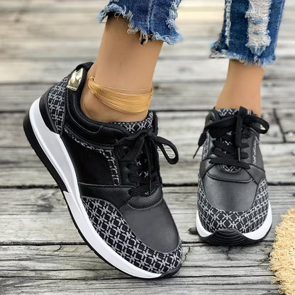 Scarpe Donna Tacco Largo Suola Spessa Supporto Comfort – Scarpe Quotidiane