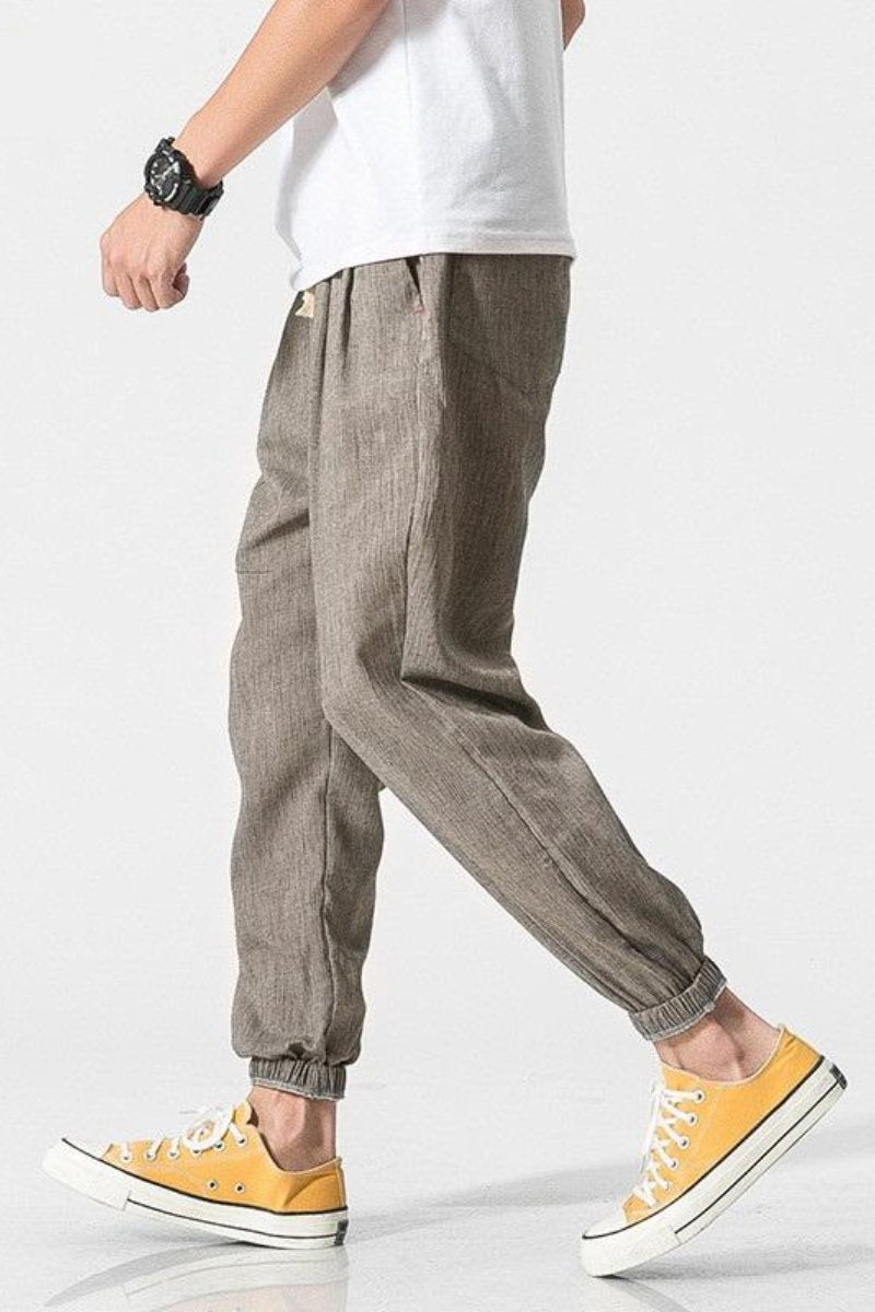 Pantaloni Jogger Uomo Stile Harem con Vestibilità Ampia e Vita Elastica – Comfort Attivo