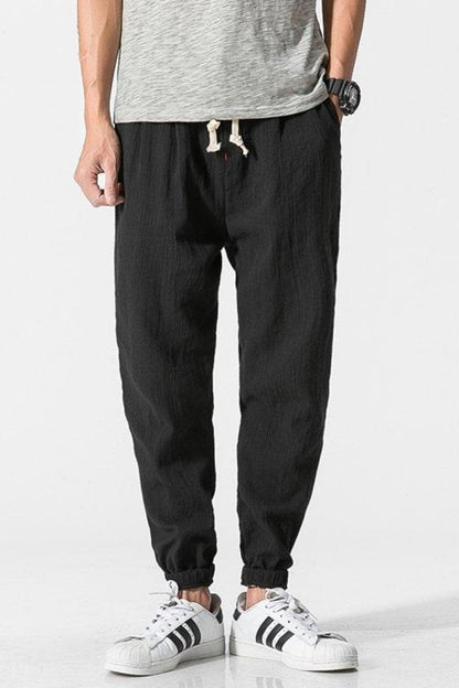 Pantaloni Jogger Uomo Stile Harem con Vestibilità Ampia e Vita Elastica – Comfort Attivo