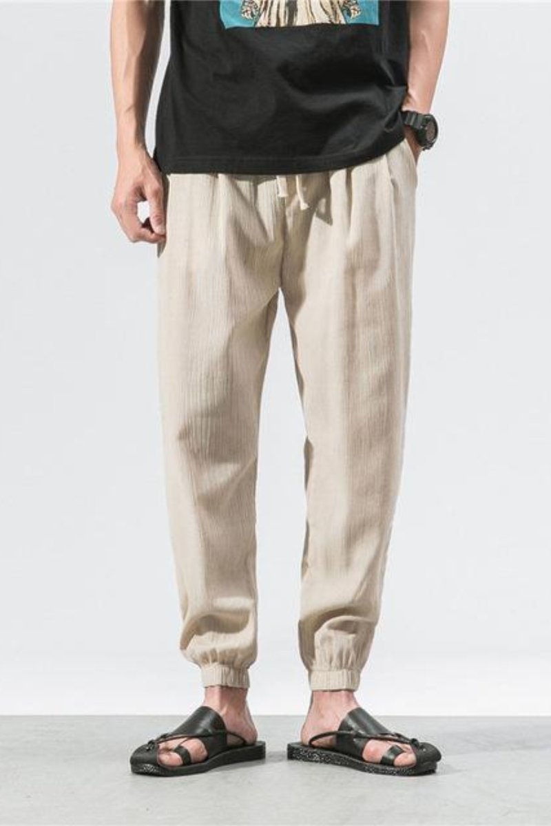 Pantaloni Jogger Uomo Stile Harem con Vestibilità Ampia e Vita Elastica – Comfort Attivo