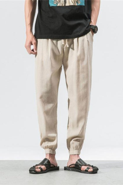 Pantaloni Jogger Uomo Stile Harem con Vestibilità Ampia e Vita Elastica – Comfort Attivo