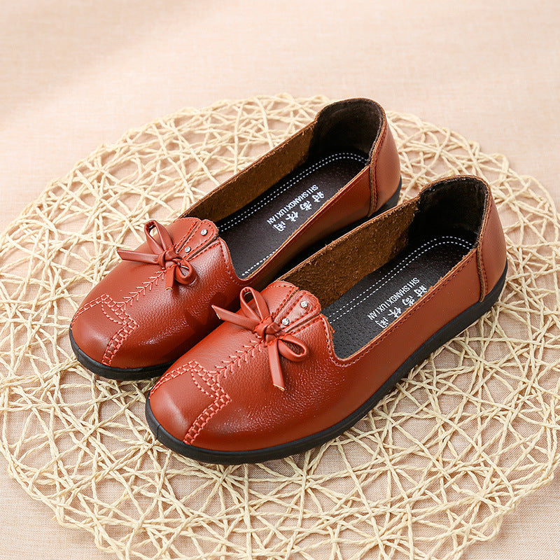 Zapatos de mujer con suela plana y diseño clásico para todos los días