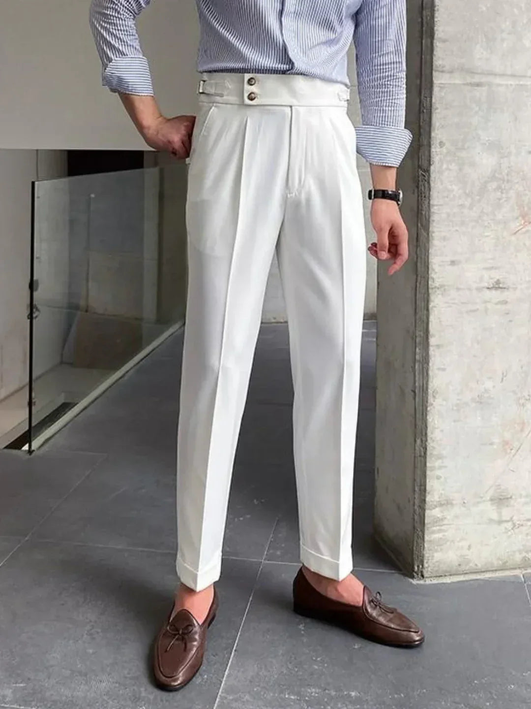 Pantalones de vestir para hombre de estilo vintage