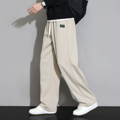 Pantaloni da Tuta Uomo a Gamba Dritta con Vestibilità Ampia – Stile Casual Sportivo