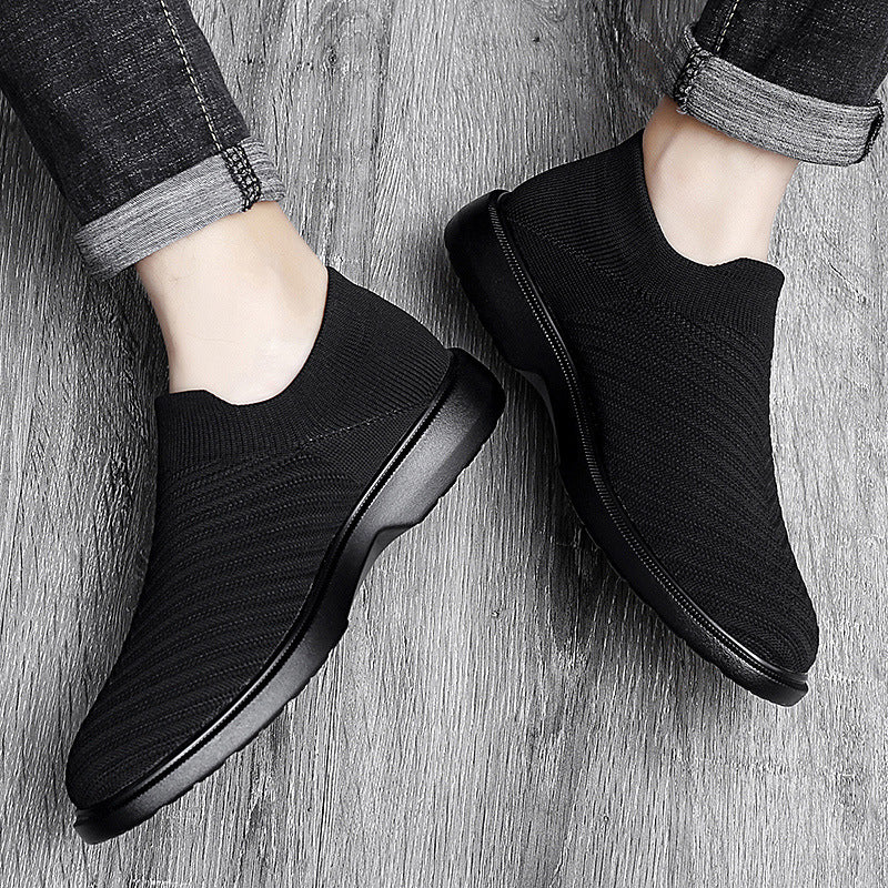 Scarpe da Uomo Estive in Rete Traspirante con Suola Piatta – Design Low-Top