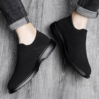 Scarpe da Uomo Estive in Rete Traspirante con Suola Piatta – Design Low-Top