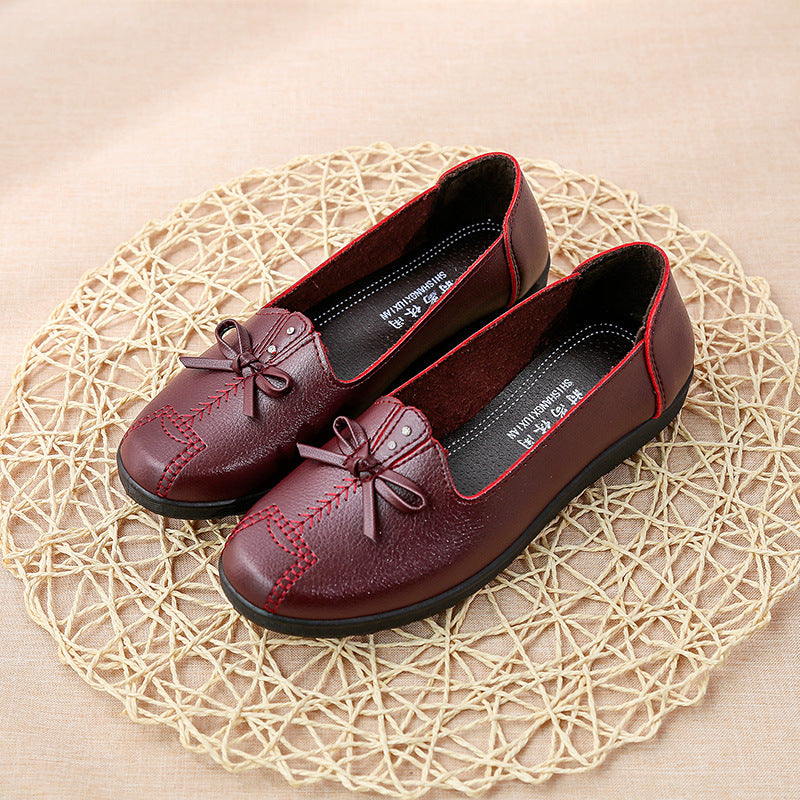 Zapatos de mujer con suela plana y diseño clásico para todos los días