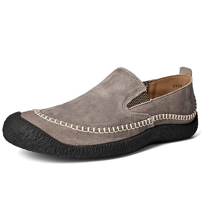 Scarpe Uomo da Escursionismo con Lacci e Punta Arrotondata – Stile Outdoor Casual