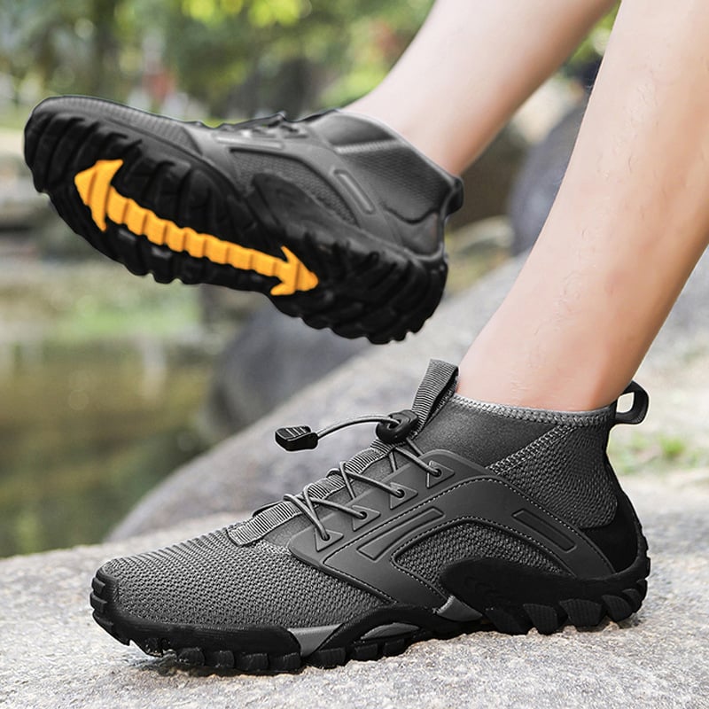 Scarpe da Trekking da Uomo a Mezza Gamba con Suola in Gomma Antiscivolo per Outdoor