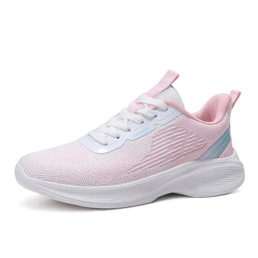 Zapatos ligeros de hombre de tela de malla con cordones – zapatos deportivos transpirables