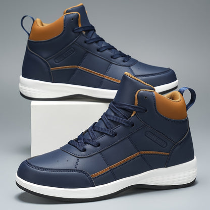 Scarpe Outdoor Uomo Alte per Tutte le Stagioni con Lacci e Suola Antiscivolo – Stile Funzionale