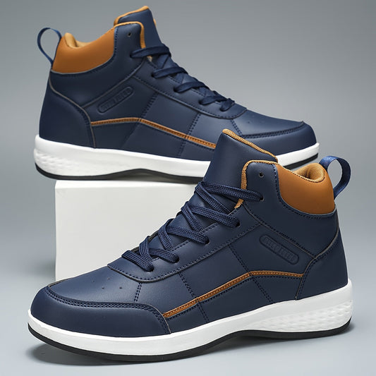 Scarpe Outdoor Uomo Alte per Tutte le Stagioni con Lacci e Suola Antiscivolo – Stile Funzionale
