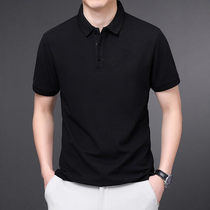 Camicia Uomo a Manica Corta con Colletto a Rever – Stile Business Estivo