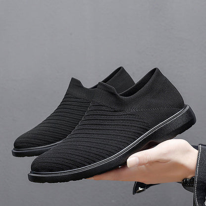 Scarpe da Uomo Estive in Rete Traspirante con Suola Piatta – Design Low-Top