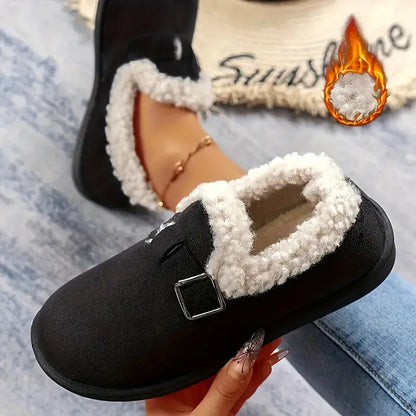 Scarpe Slip-On Invernali da Donna con Fodera Morbida e Supporto