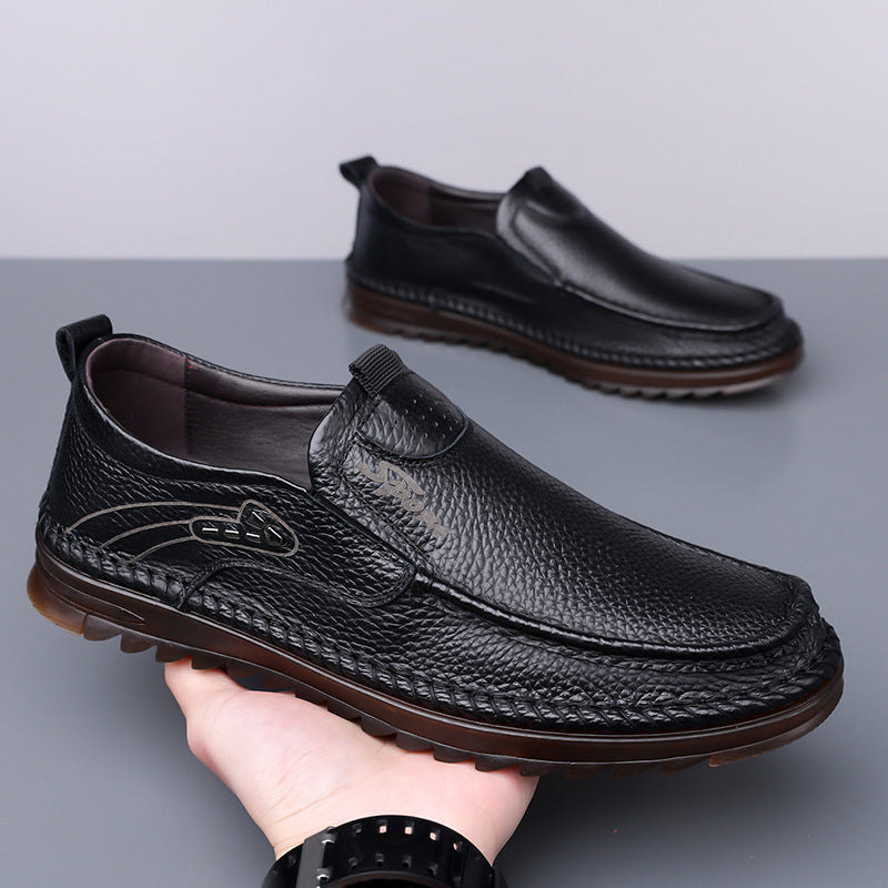 Zapatos de Conducción para Hombre con Suela de Goma y Diseño Slip-On