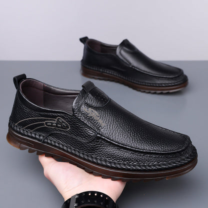 Zapatos de Conducción para Hombre con Suela de Goma y Diseño Slip-On
