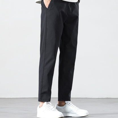 Pantaloni Uomo Estivi Cropped a Gamba Dritta – Leggeri e Micro Elasticizzati