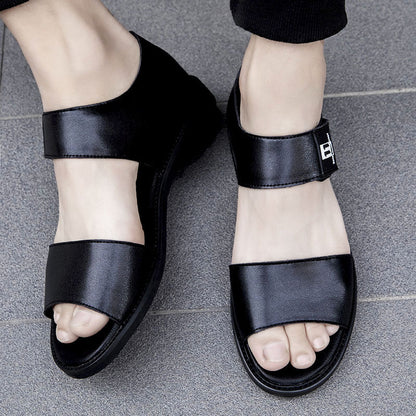 Sandalias para hombre de playa con correas ajustables y suela antideslizante – Sandalias casuales