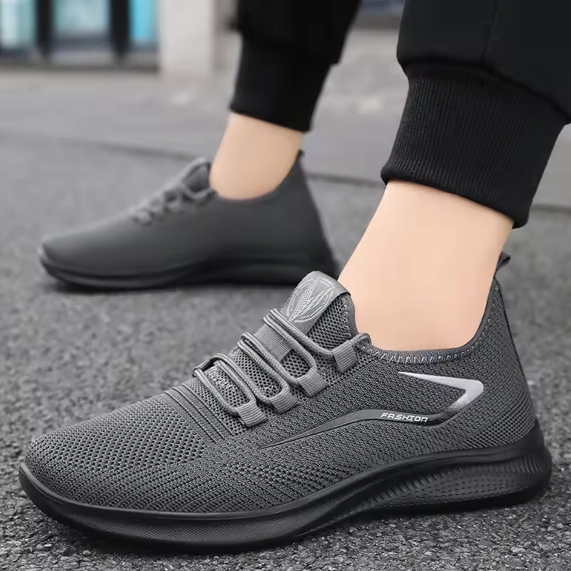 Scarpe da Passeggio Uomo Slip-On Traspiranti – Pianta Larga
