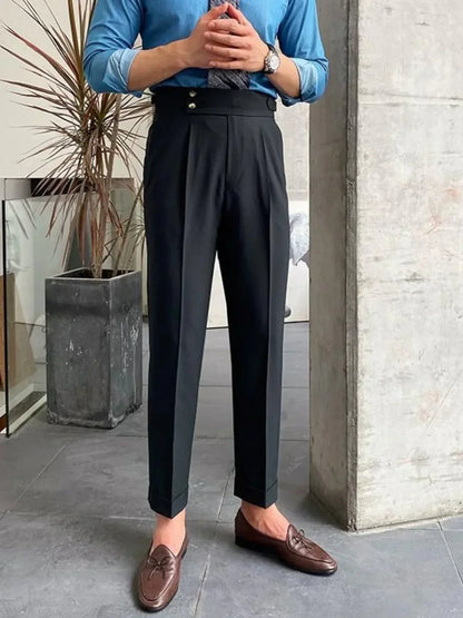 Pantalones de vestir para hombre de estilo vintage