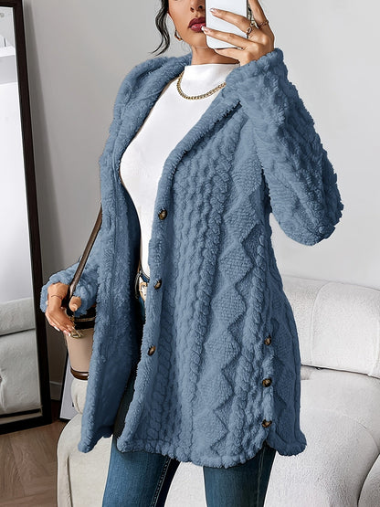 Cardigan Donna con Cappuccio Aperto sul Davanti e Vestibilità Morbida – Stile Versatile