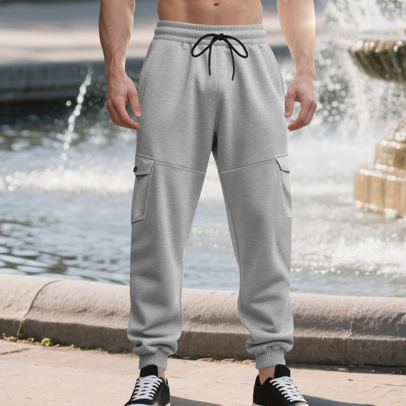 Pantaloni da Lavoro Uomo Larghi con Polsino alla Caviglia e Multitasche – Design Funzionale