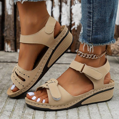 Sandali da Donna Slip-On con Supporto Arco Plantare e Suola Traspirante – Stile Sandali